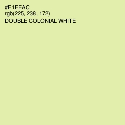 #E1EEAC - Double Colonial White Color Image